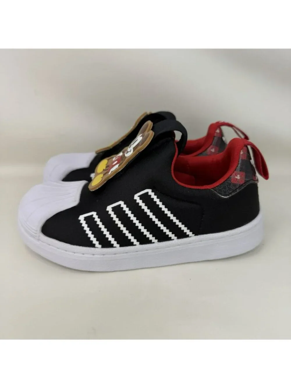 Adidas Superstar 360 Disney Mickey Mouse Slip On Shoes Black Toddler Size 12